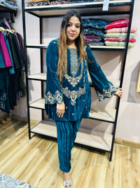 “JASMINE”- TWO PIECE VELVET COORDSET