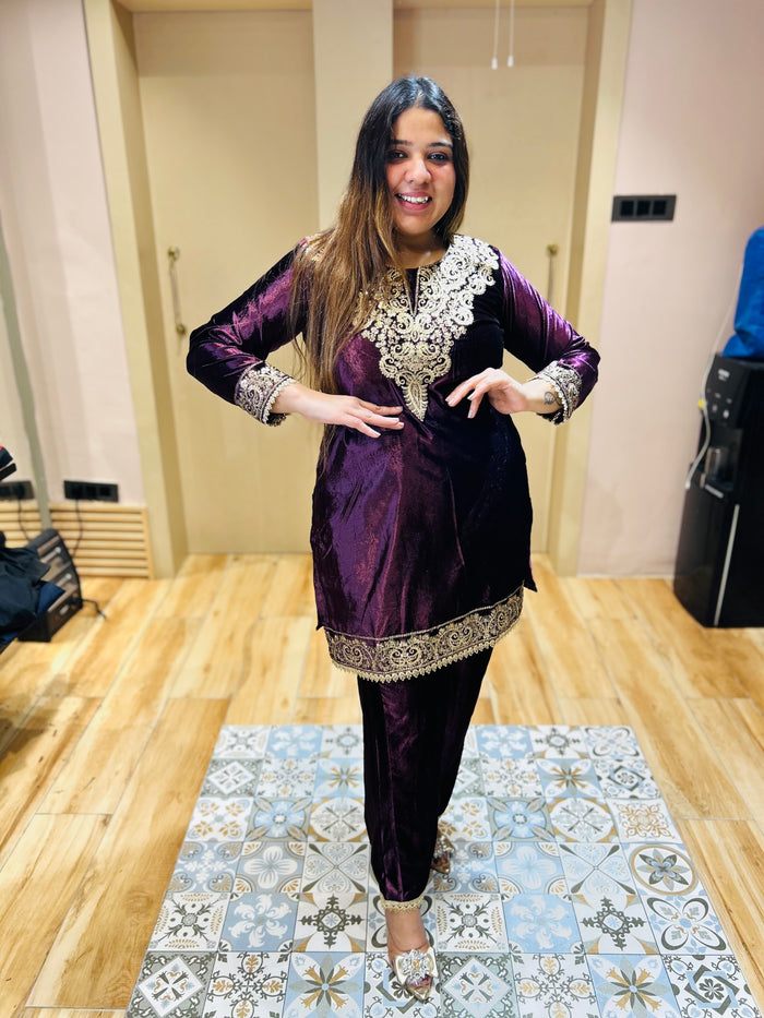 “SAKSHI”- TWO PIECE PARTY WEAR SUIT