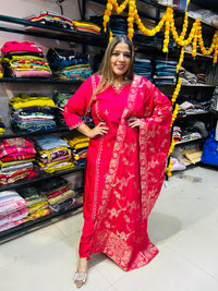 Party wear silk suit