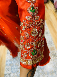 Party wear crepe suit