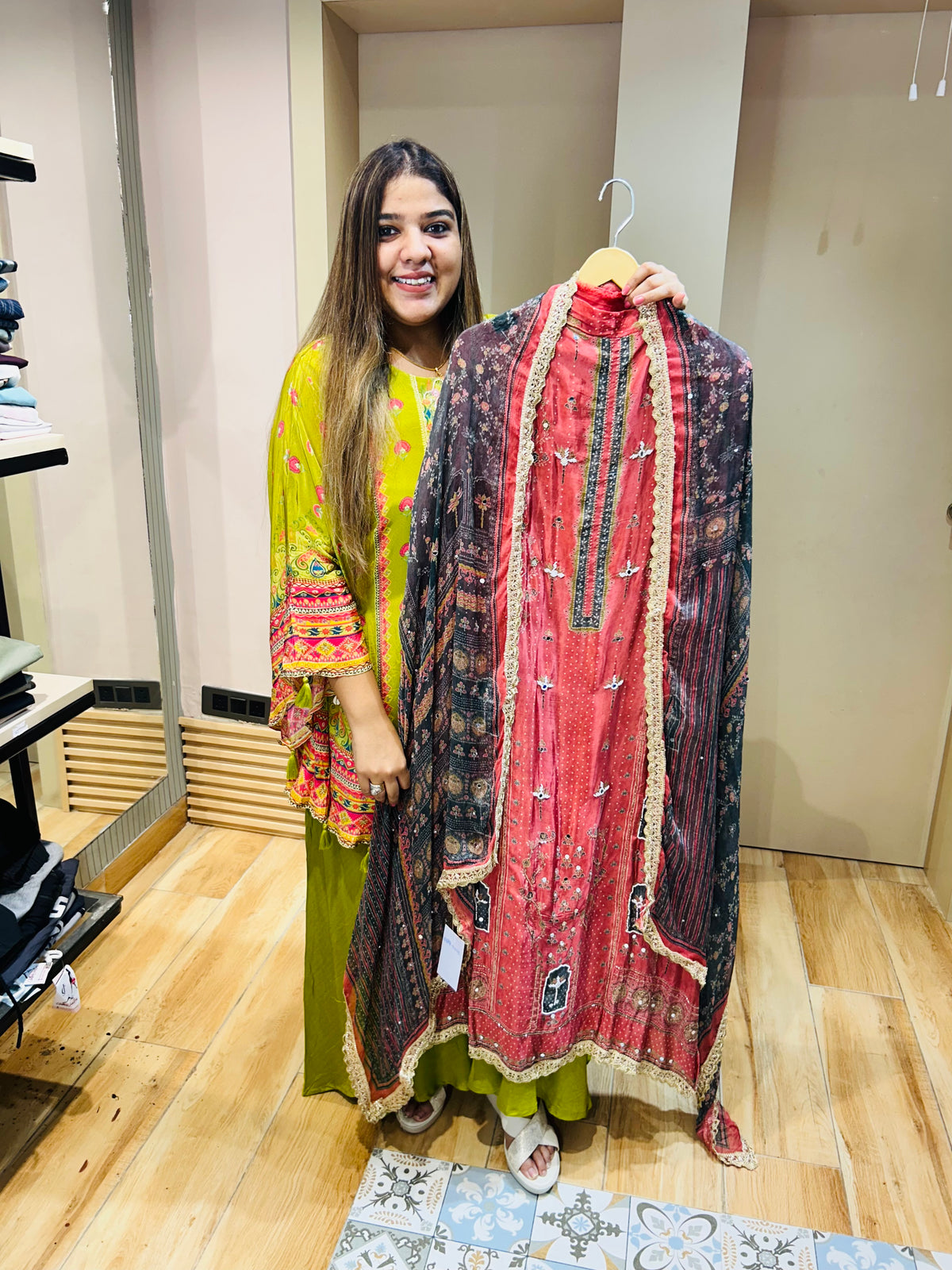 Unstitched three piece suit