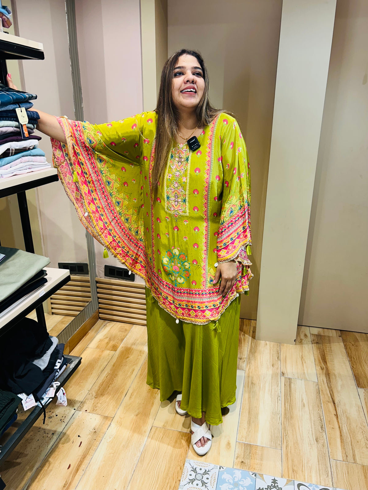 Beautiful party wear kaftan set