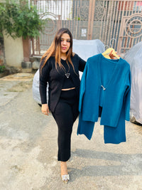 “MINI”- THREE PIECE WOOLEN SHRUG SET