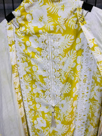 Cotton unstitched fabric