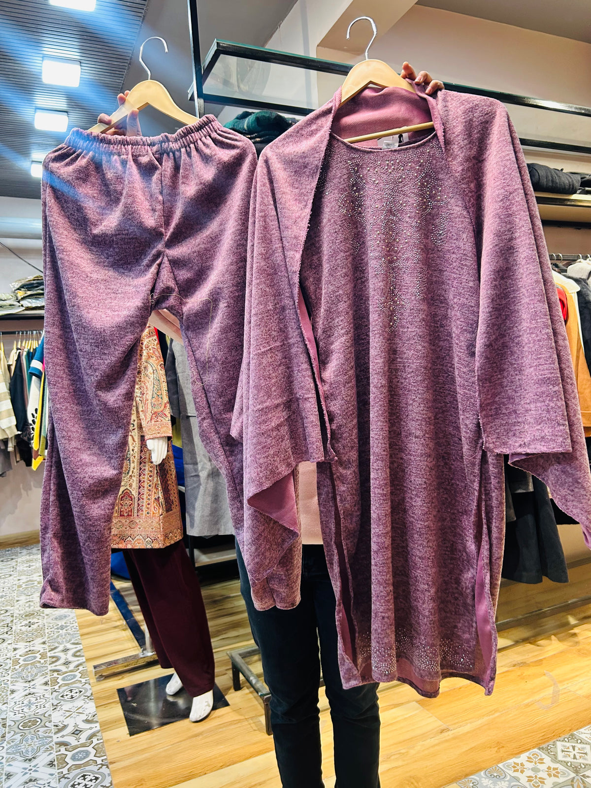 “NISHA” - THREE PIECE KARACHI SUIT