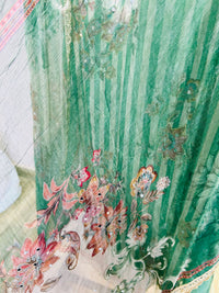 Unstitched party wear suit