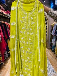 Unstitched party wear suit