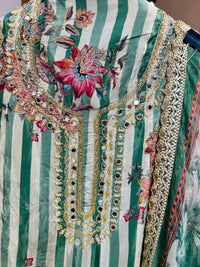 Unstitched party wear suit