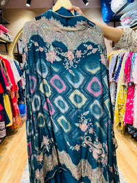 Unstitched party wear suit