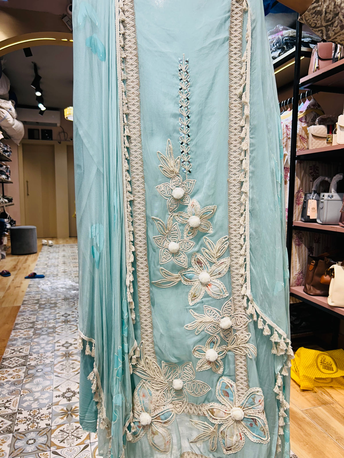 Unstitched three piece suit