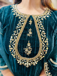 “SANYA” - VELVET THREE PIECE SUIT