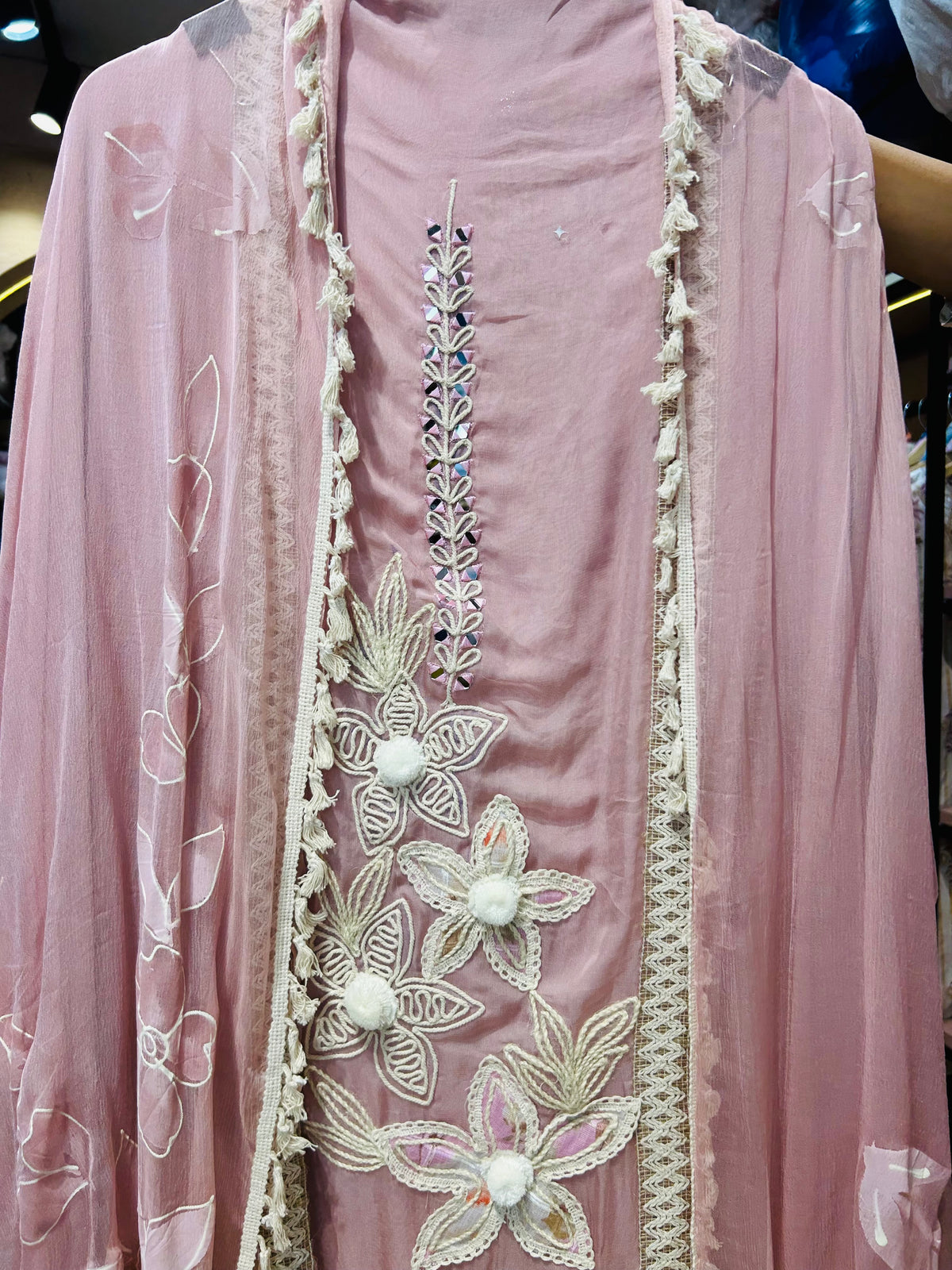 Unstitched three piece suit