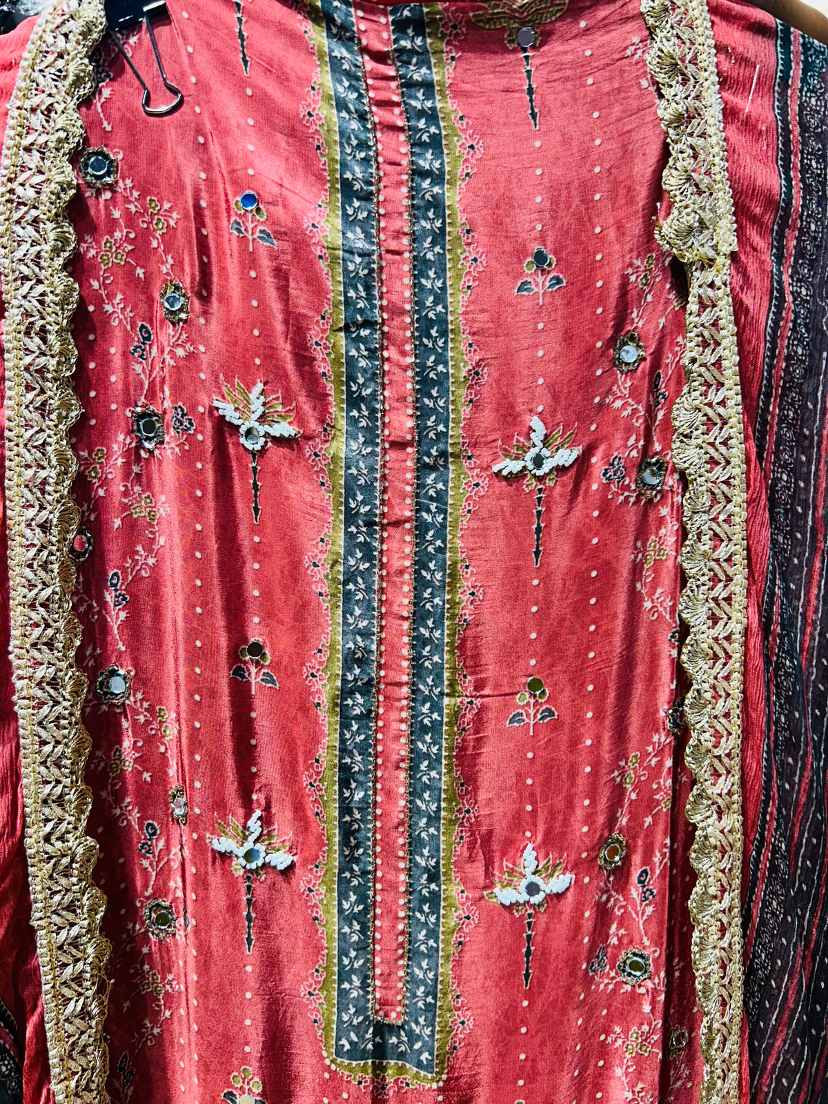 Unstitched three piece suit