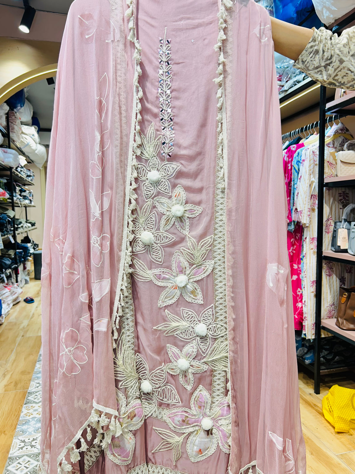 Unstitched three piece suit