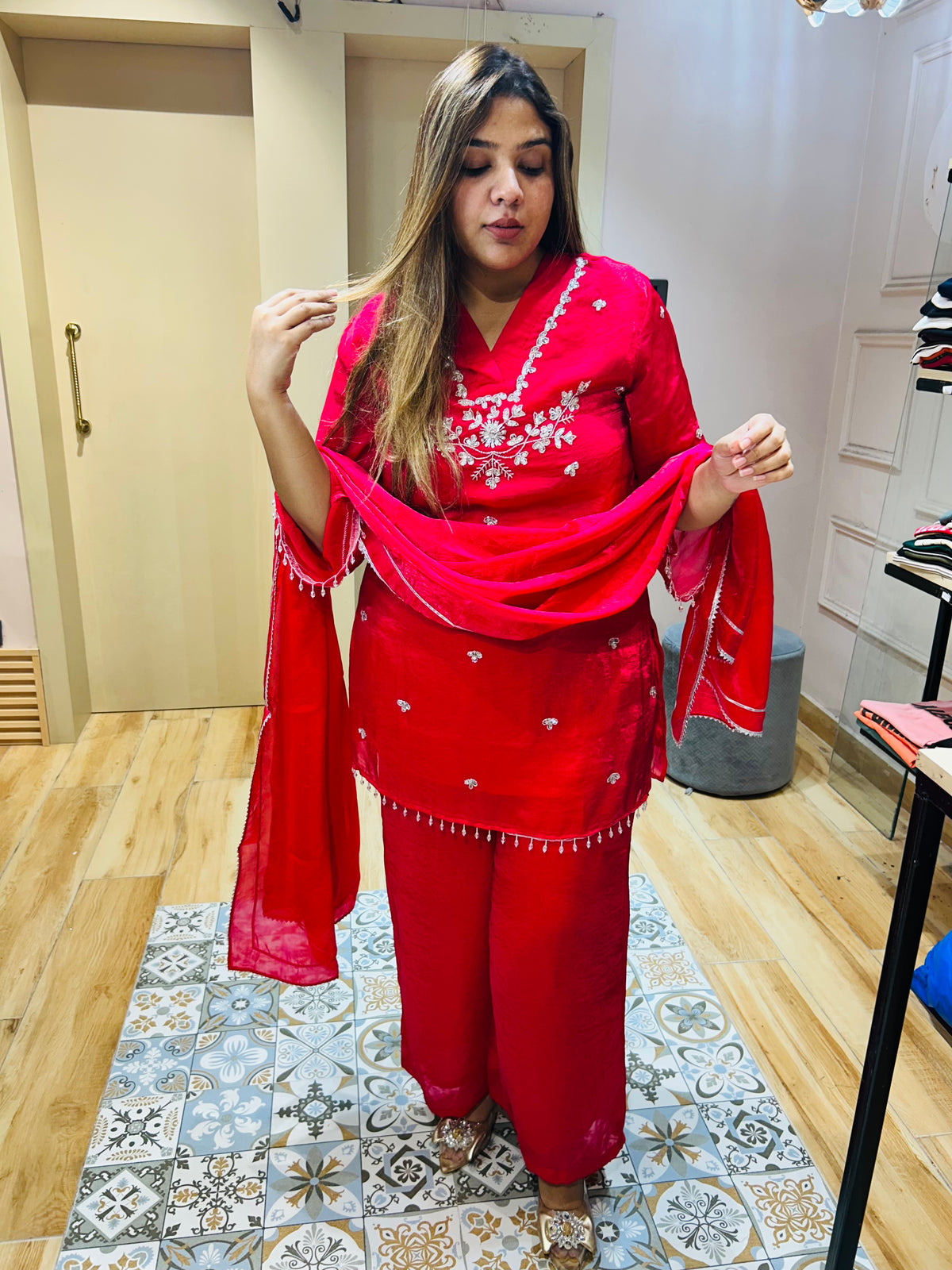 Beautiful party wear suit