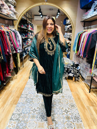 “SANYA” - VELVET THREE PIECE SUIT