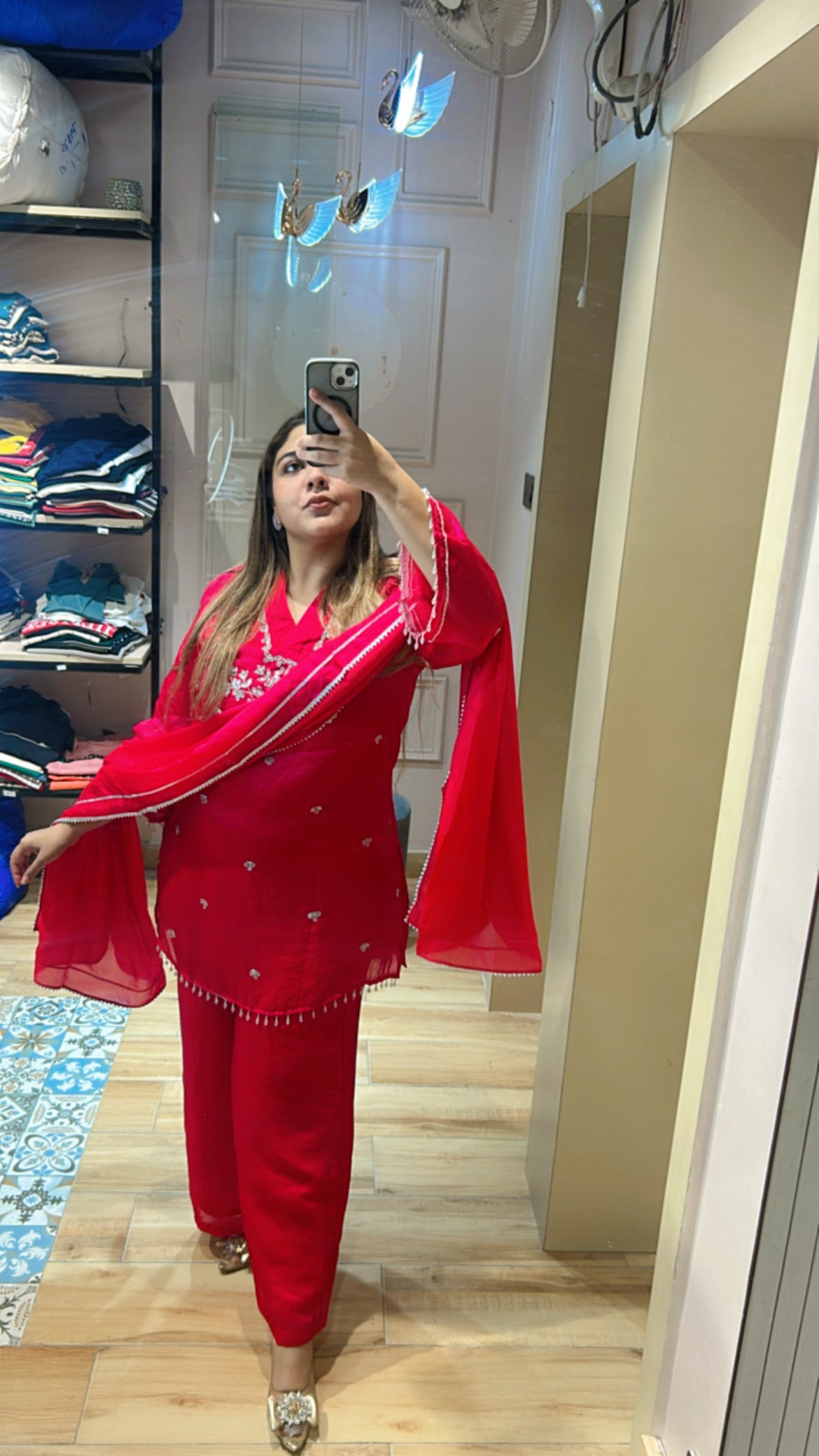 Beautiful party wear suit