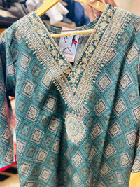 “ROMANI”- THREE PIECE STICHED Paschmina suit