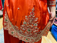 Party wear crepe suit