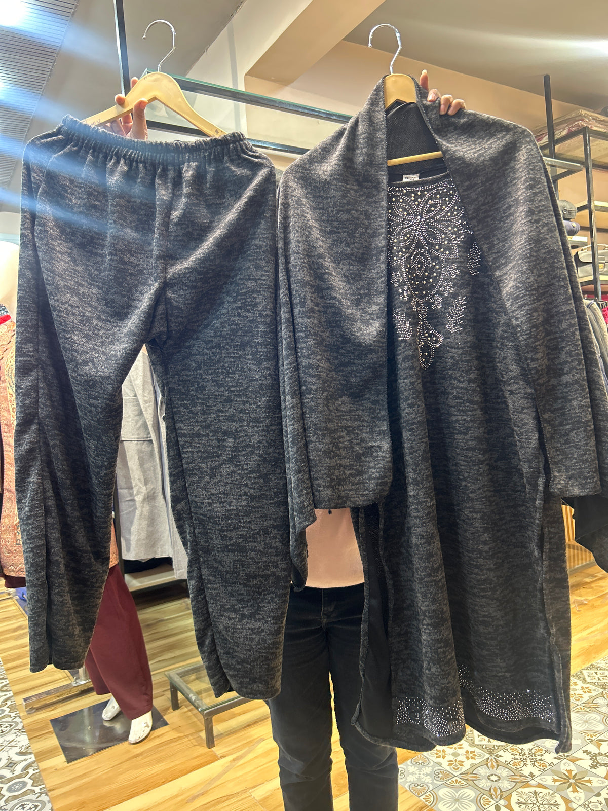 “NISHA” - THREE PIECE KARACHI SUIT