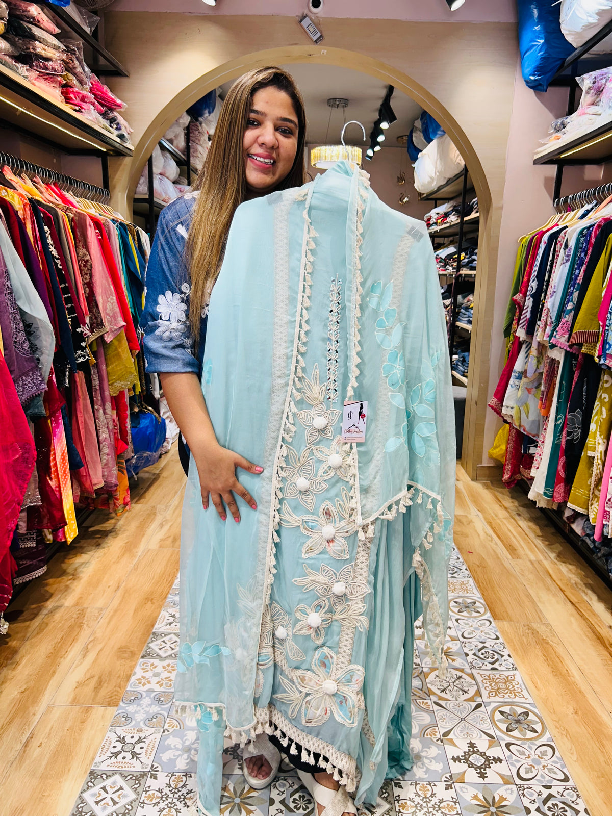 Unstitched three piece suit