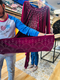 “MANYA” THREE PIECE VELVET SUIT