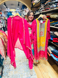 Heavy zari work suit