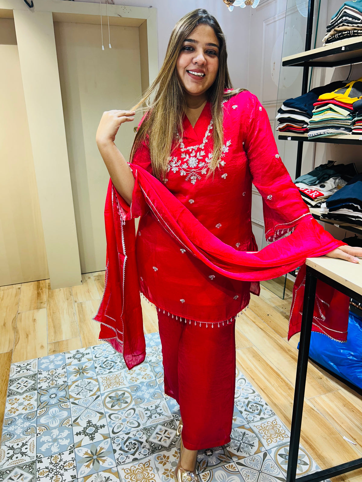 Beautiful party wear suit