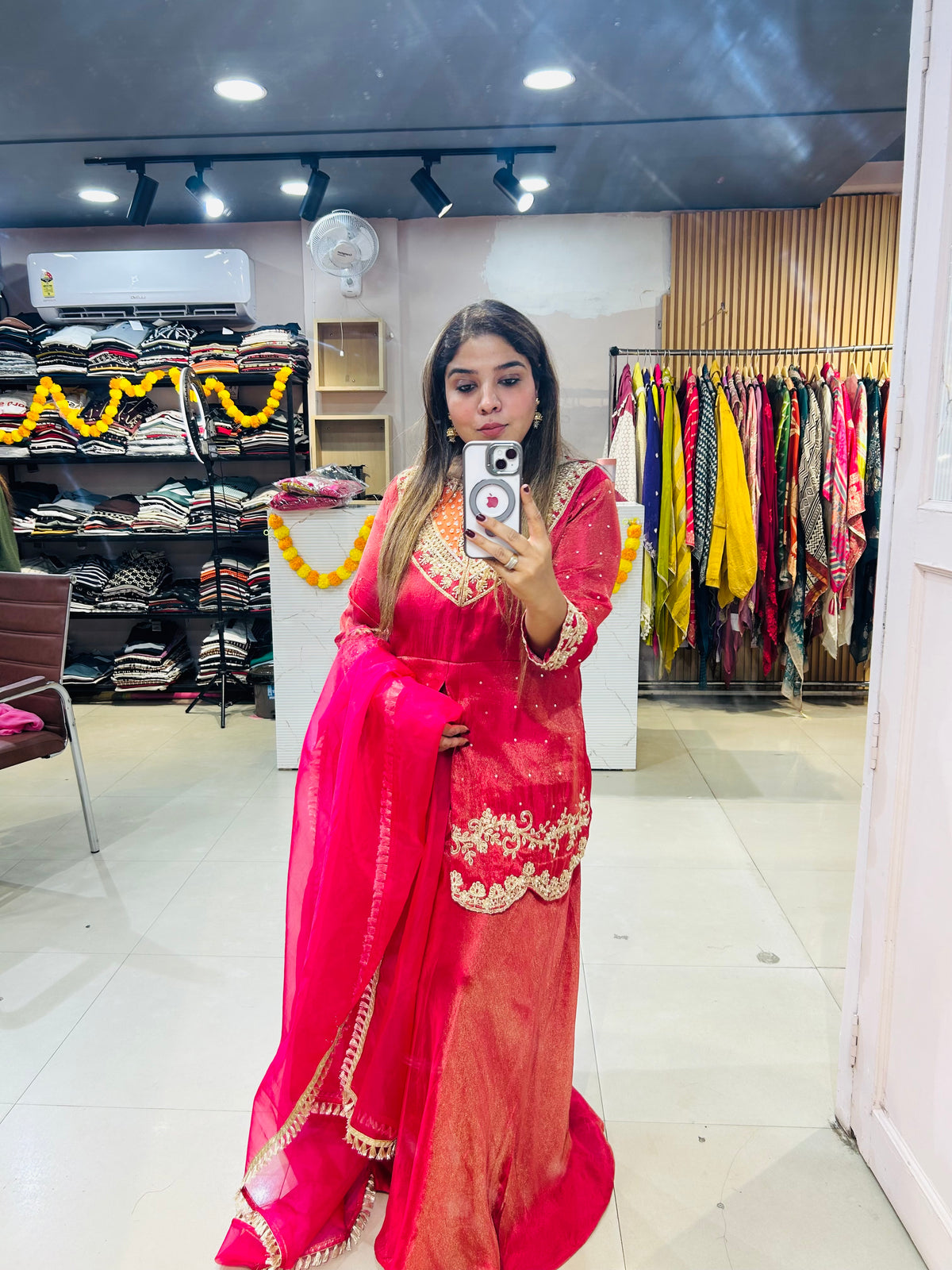 “AHANA”- BEAUTIFUL THREE PIECE STICHED SUIT