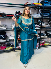 Party wear suit of Mirror work