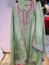 Unstitched party wear suit