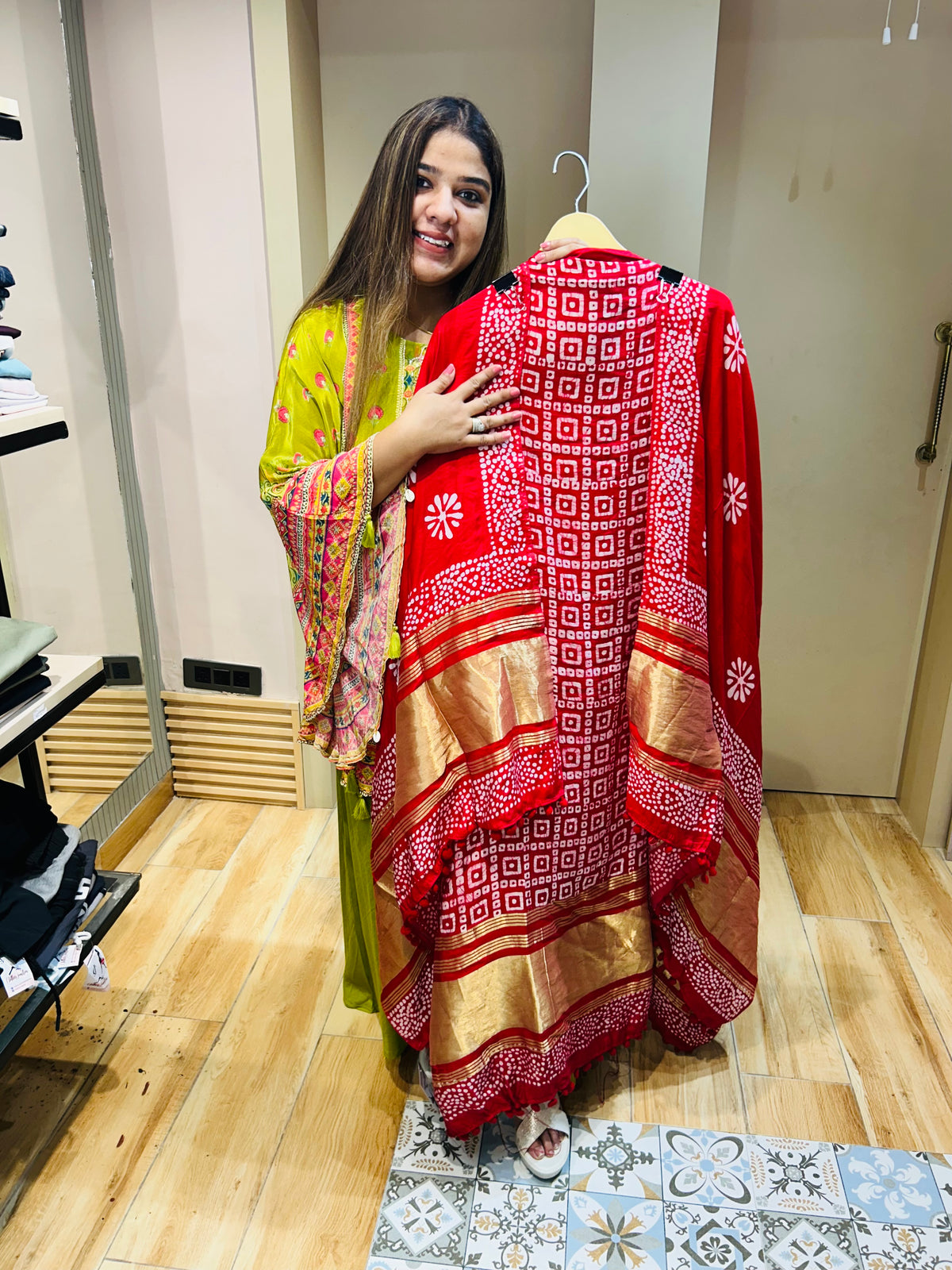 Unstitched party wear suit