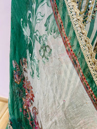 Unstitched party wear suit