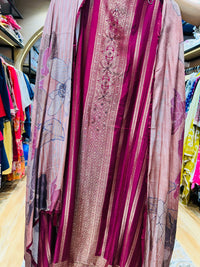 Unstitched party wear suit