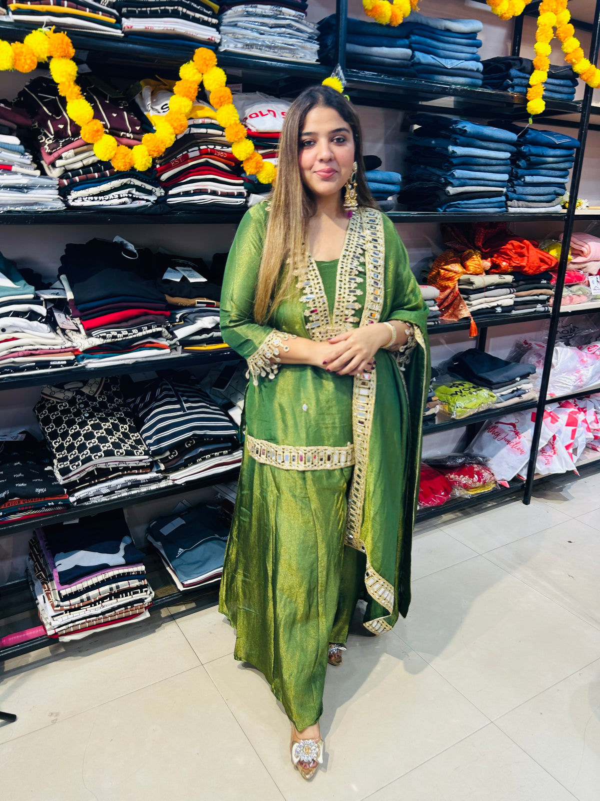 “HEENA”- BEAUTIFUL PARTY WEAR THREE PIECE SUIT