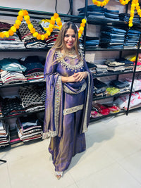 “GEHNA”- BEAUTIFUL PARTY WEAR THREE PIECE SET