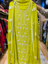 Unstitched party wear suit