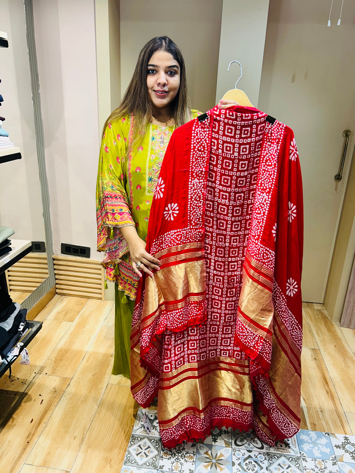 Unstitched party wear suit