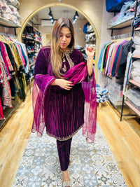 “SANYA” - VELVET THREE PIECE SUIT