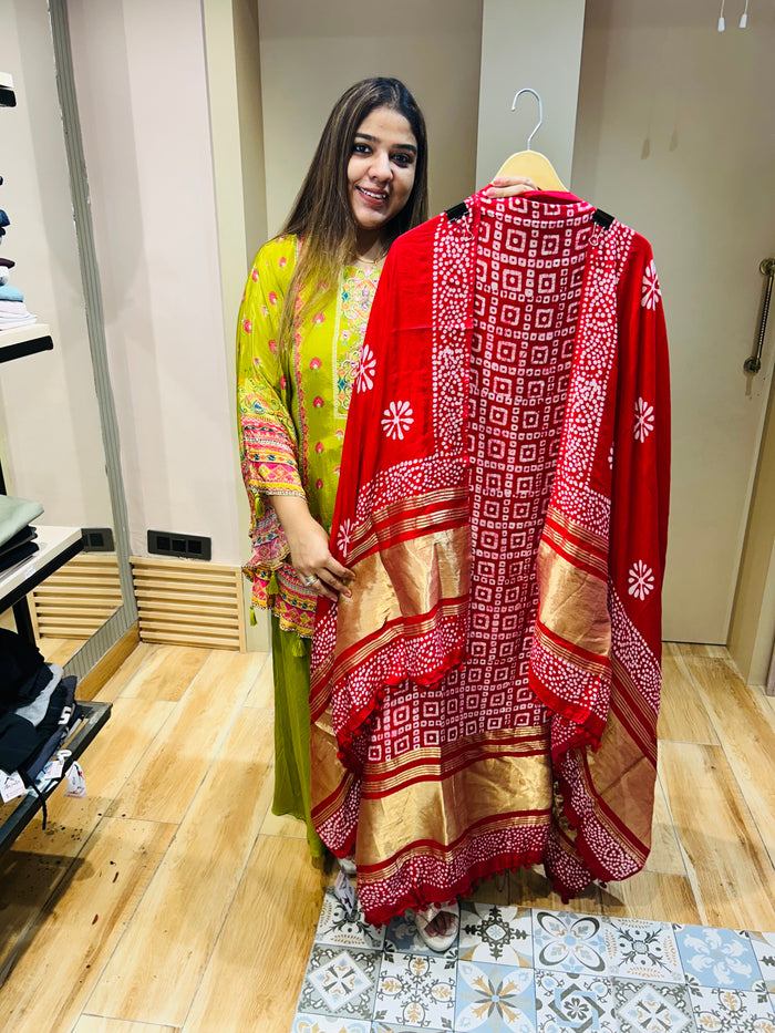 Unstitched party wear suit