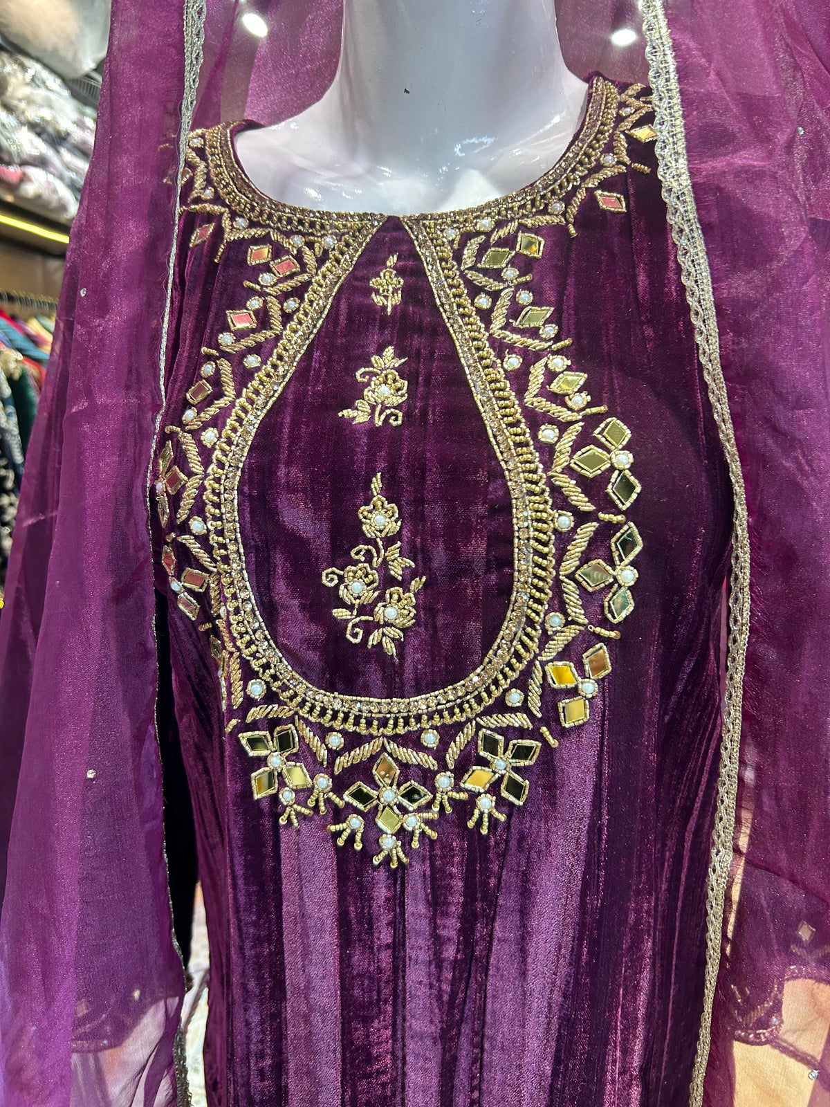 “GINNI” - STITCHED THREE PIECE WOOLEN SUIT