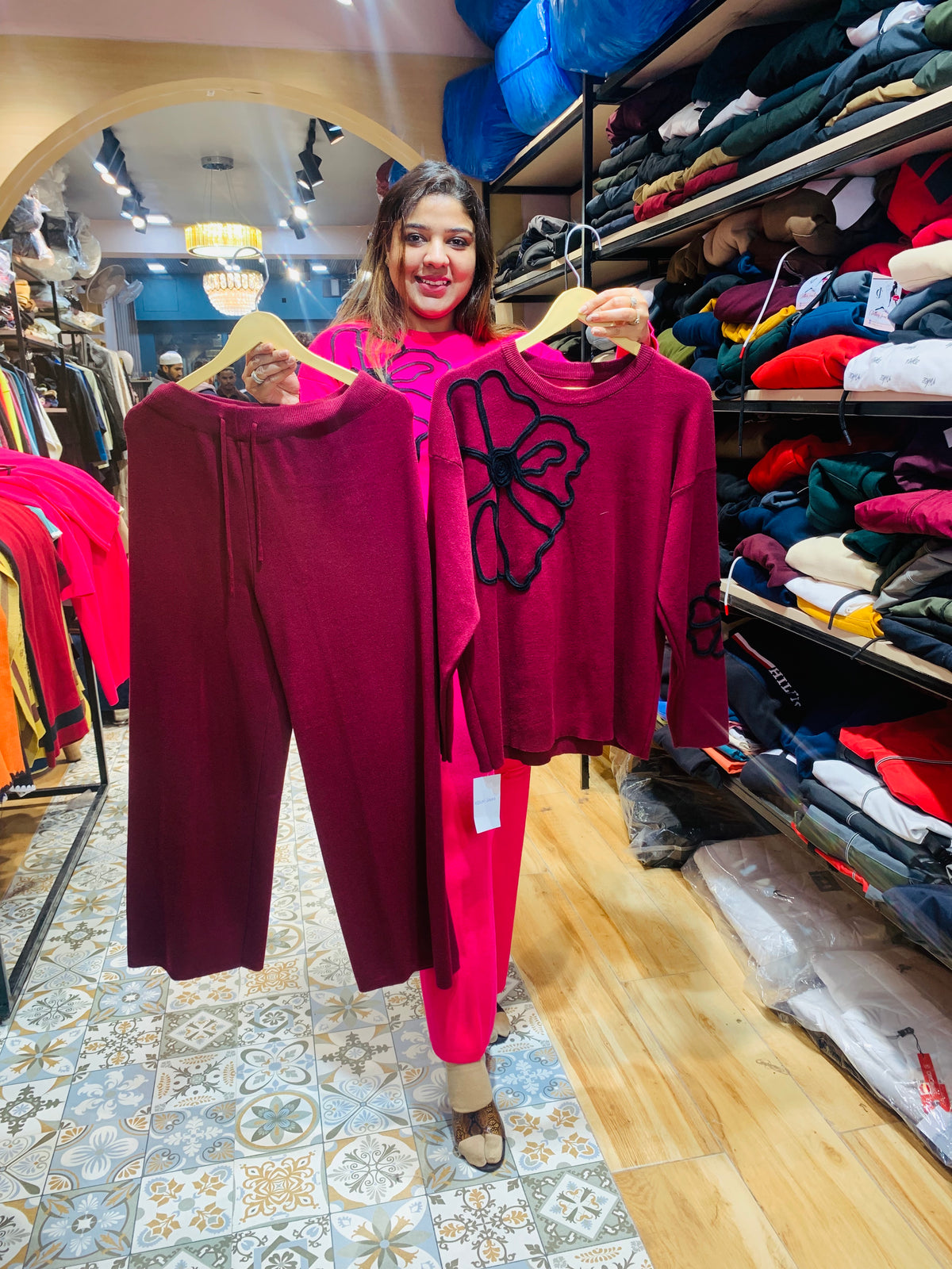 “MINK”- IMPORTED WOOLEN COORDSET