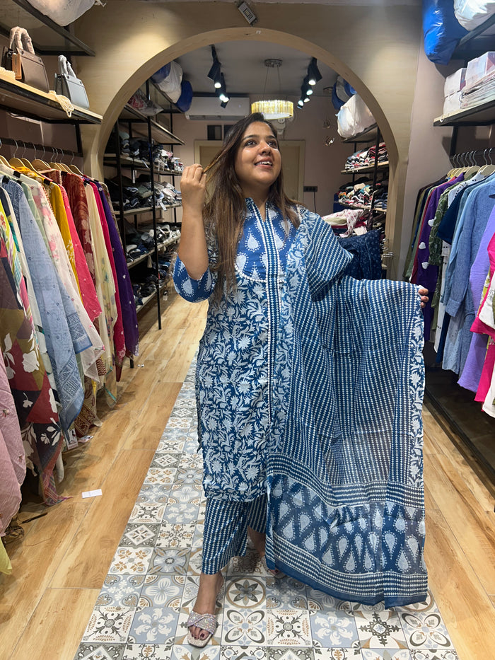 cotton stitched suit