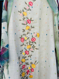 cotton unstitched suit