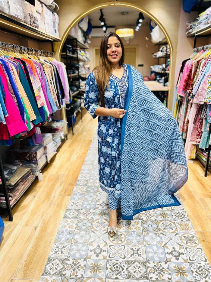 cotton anarkali suit