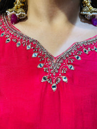 Party wear silk suit