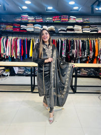 “BRINDA” three piece stitched suit set