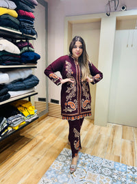 ''TAMMANA'' WOOLEN COORDSET