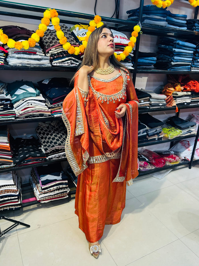 “GEHNA”- BEAUTIFUL PARTY WEAR THREE PIECE SET