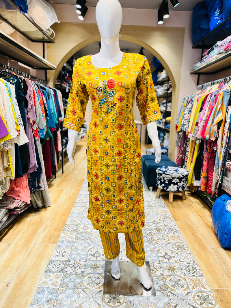Cotton suit
